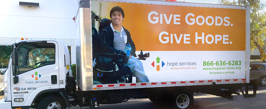 san jose & bay area, ca donated items pickup | hope services hope