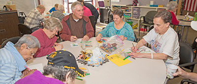 PANEL-community-living Clients at a table