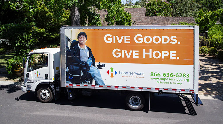 Schedule A Donation Pickup Hope Services